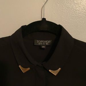 Topshop sheer blouse